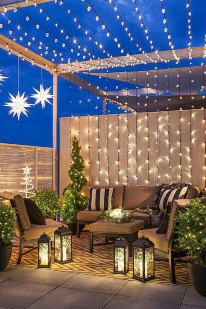 Outdoor patio christmas deals lights